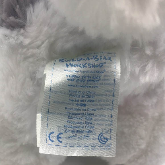 Build-A-Bear Workshop Promise Pets Grey White Husky Stuffed Plush Toy - Picture 5 of 7